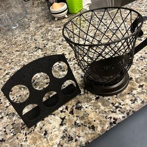 Black Metal Coffee Pod kcup Holders